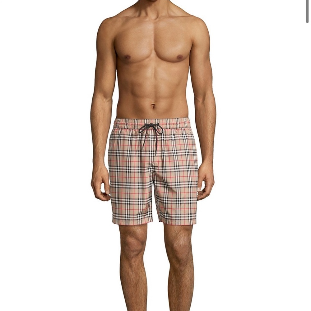 Burberry men swim trunks